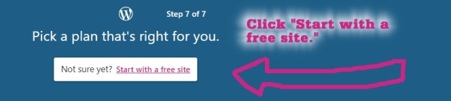 Word Press 2019 Step 7 of 7