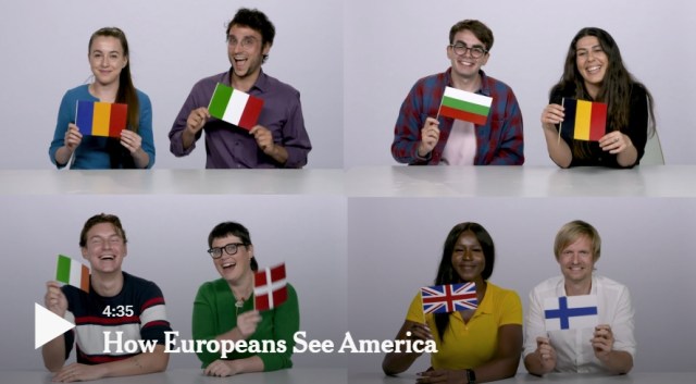 Europeans View America